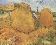 Vincent Van Gogh Haystacks in Provence (nn04) oil painting on canvas
